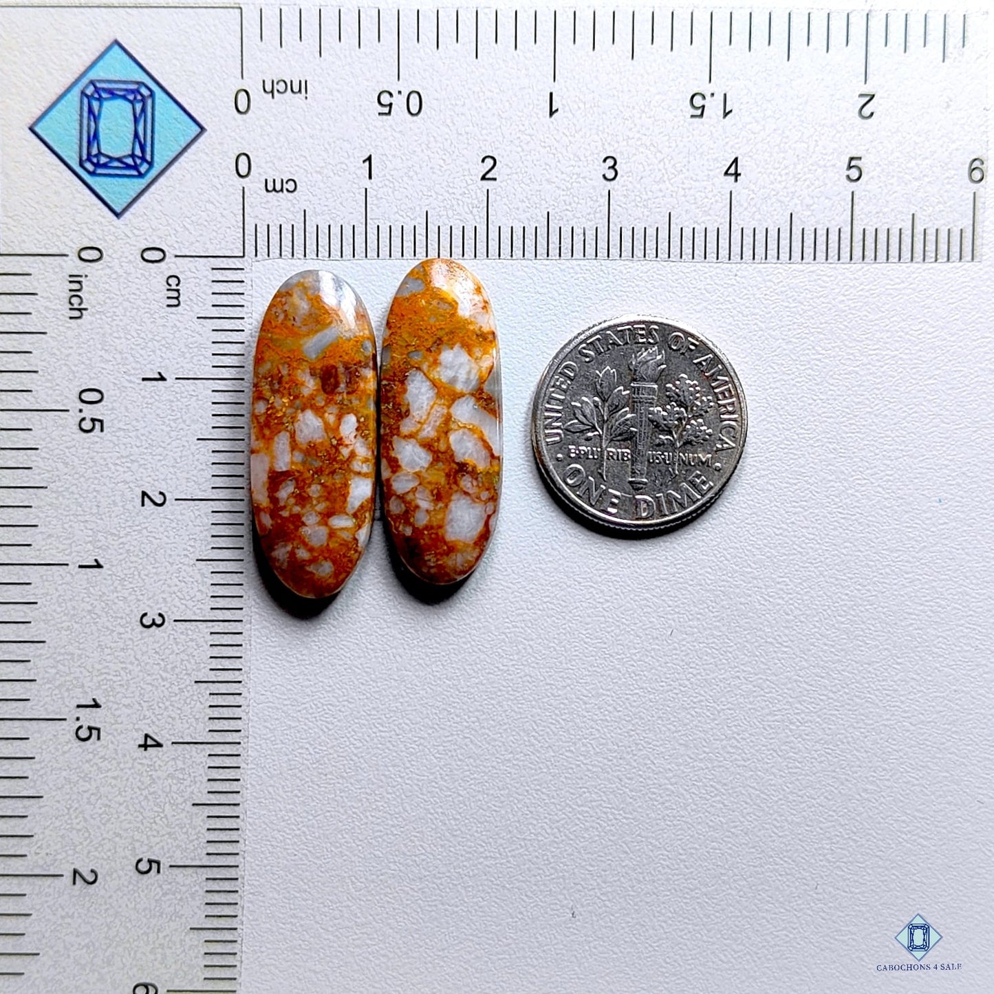 Maligano Jasper Oval Pairs