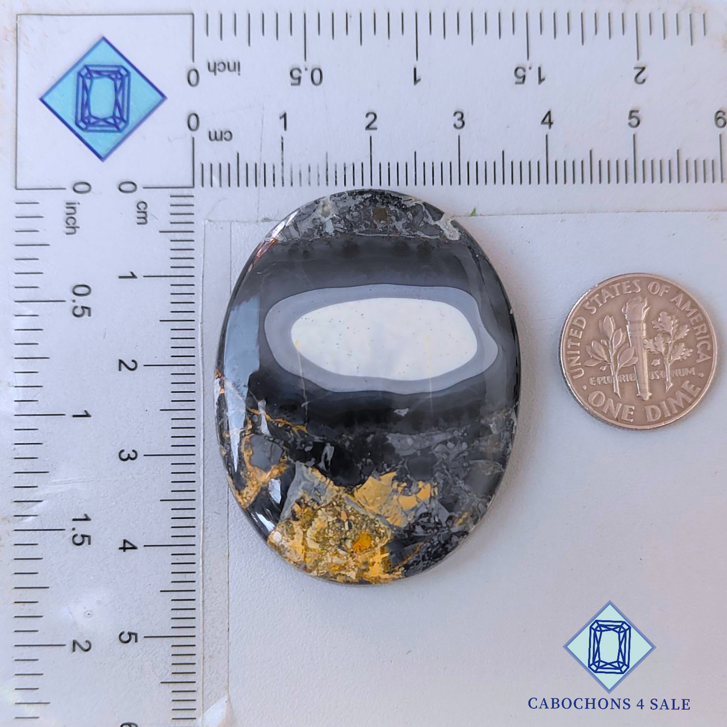 Maligano Jasper Oval Cabochons 44*34*6mm