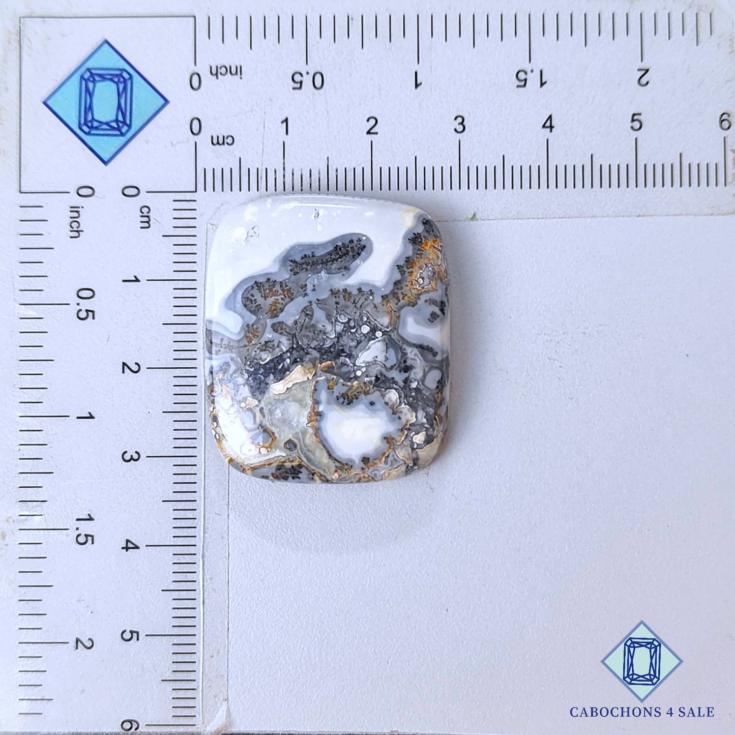 Natural Maligano Jasper Gemstone  Fancy Cabochons 32*27*6mm from Indonesia available for sale