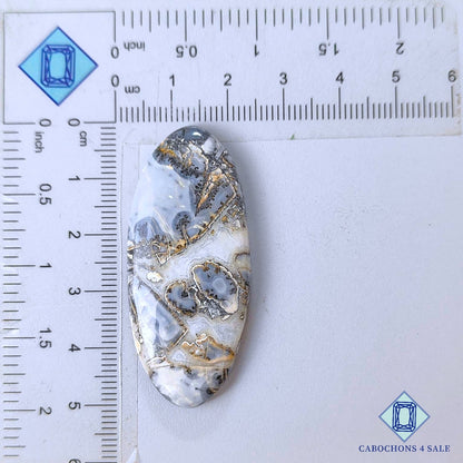 Natural Maligano Jasper Gemstone  Oval Cabochons 49*21*5mm from Indonesia available for sale