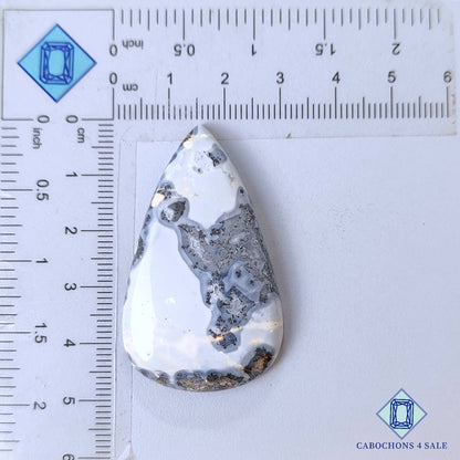 Natural Maligano Jasper Gemstone  Pear Cabochons 47*28*6mm from Indonesia available for sale