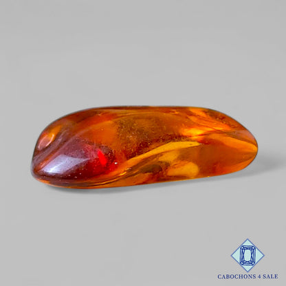 Manmade Amber Gemstone  Fancy Cabochons 22*15*8mm available for sale