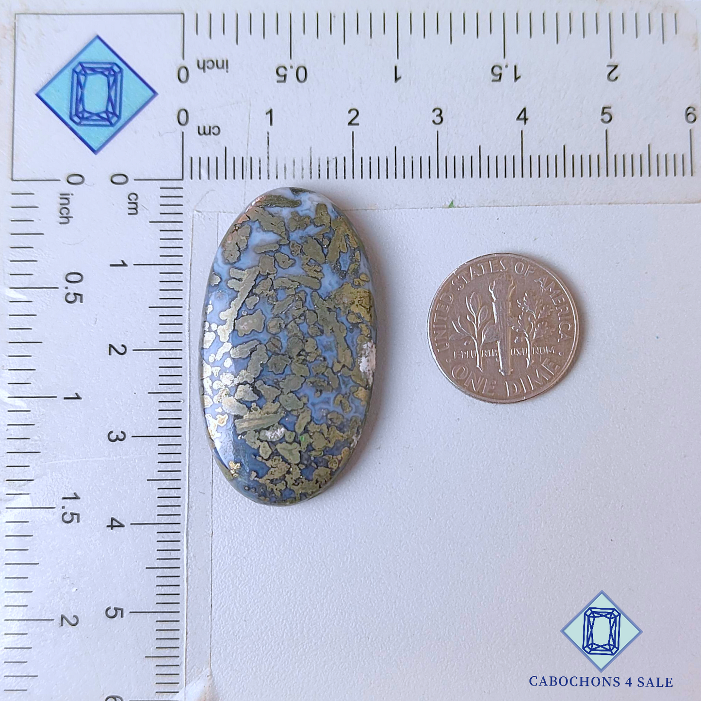 Marcasite Oval Cabochons 37*20*5mm