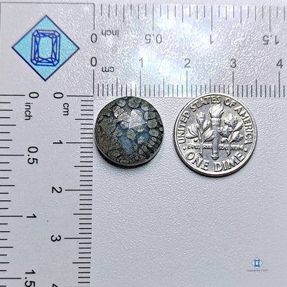 Marcasite Quartz Round All cuts