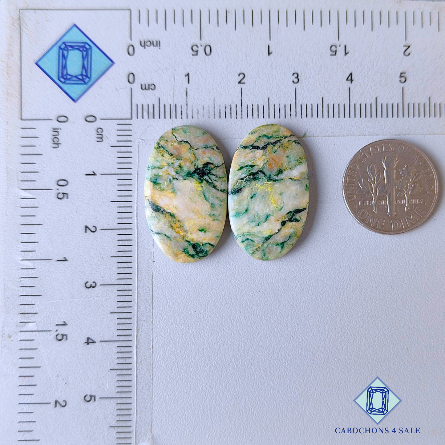 Mariposite Oval Pairs