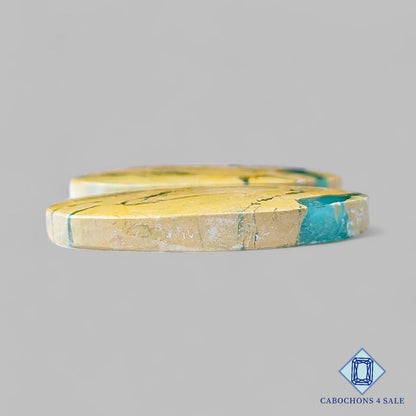 Natural Mariposite Gemstone Oval Pairs 29*14*4mm from USA available for sale