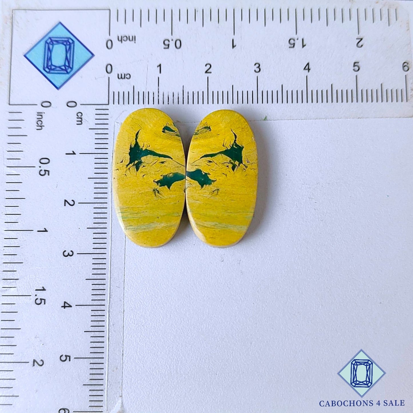 Natural Mariposite Gemstone  Oval Pairs 27*14*4mm from USA available for sale