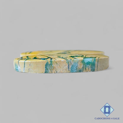 Natural Mariposite Gemstone  Oval Pairs 31*13*5mm from USA available for sale