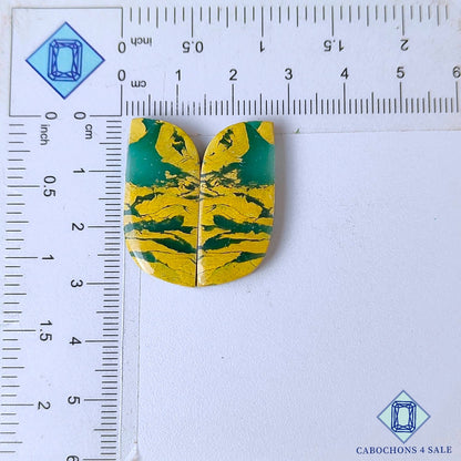 Natural Mariposite Gemstone  Fancy Pairs 29*13*4mm from USA available for sale