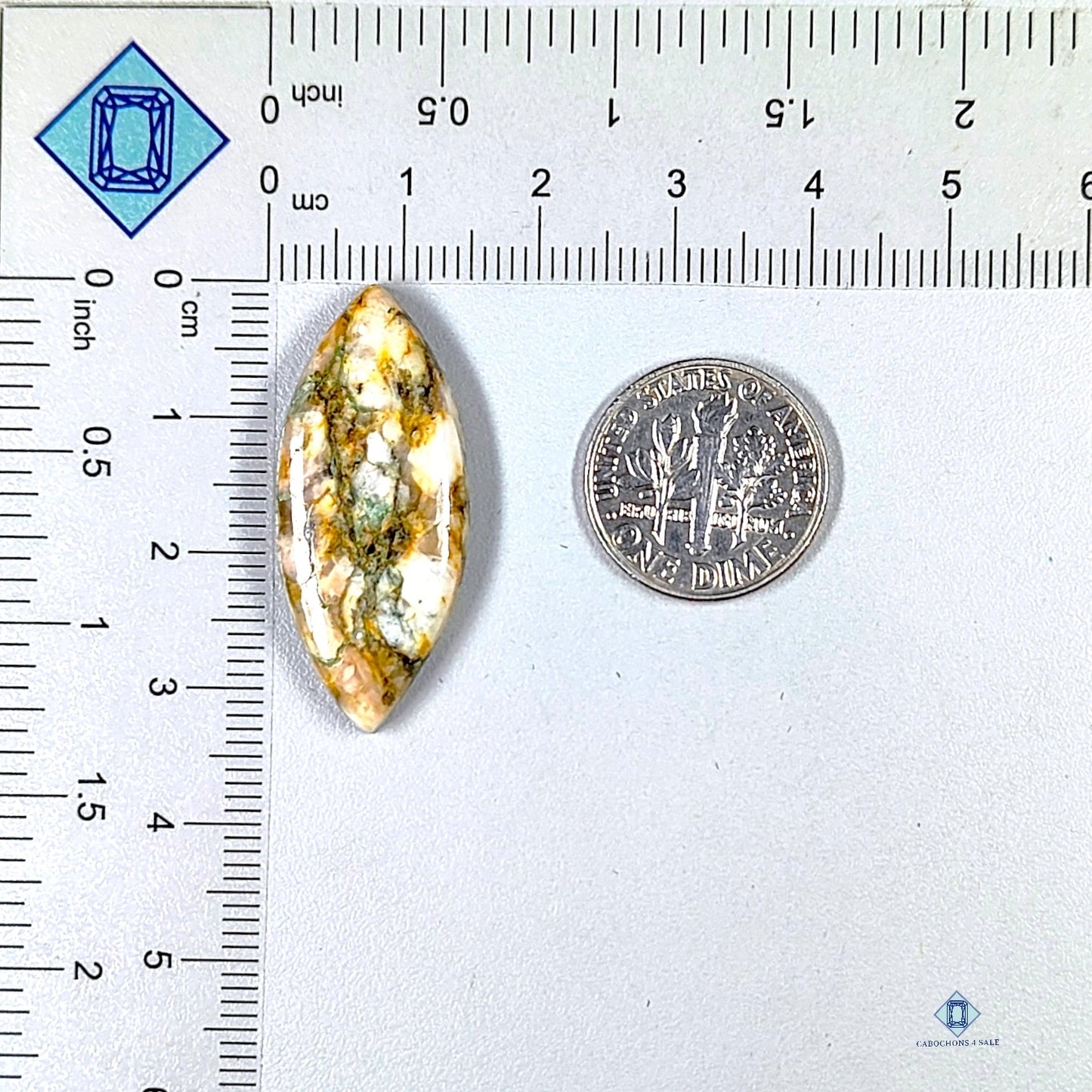 Mariposite Marquise Cabochons