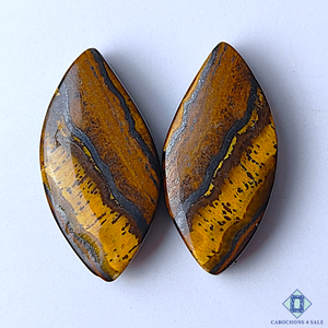 Marra Mamba Tiger Eye Marquise Pairs 23*12*4mm