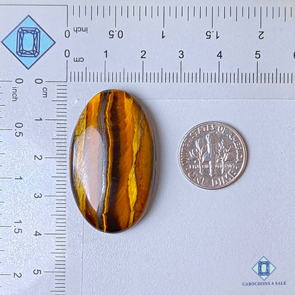 Natural Marra Mamba Tiger Eye Gemstone  Oval Cabochons 37*22*8mm from Australia  available for sale