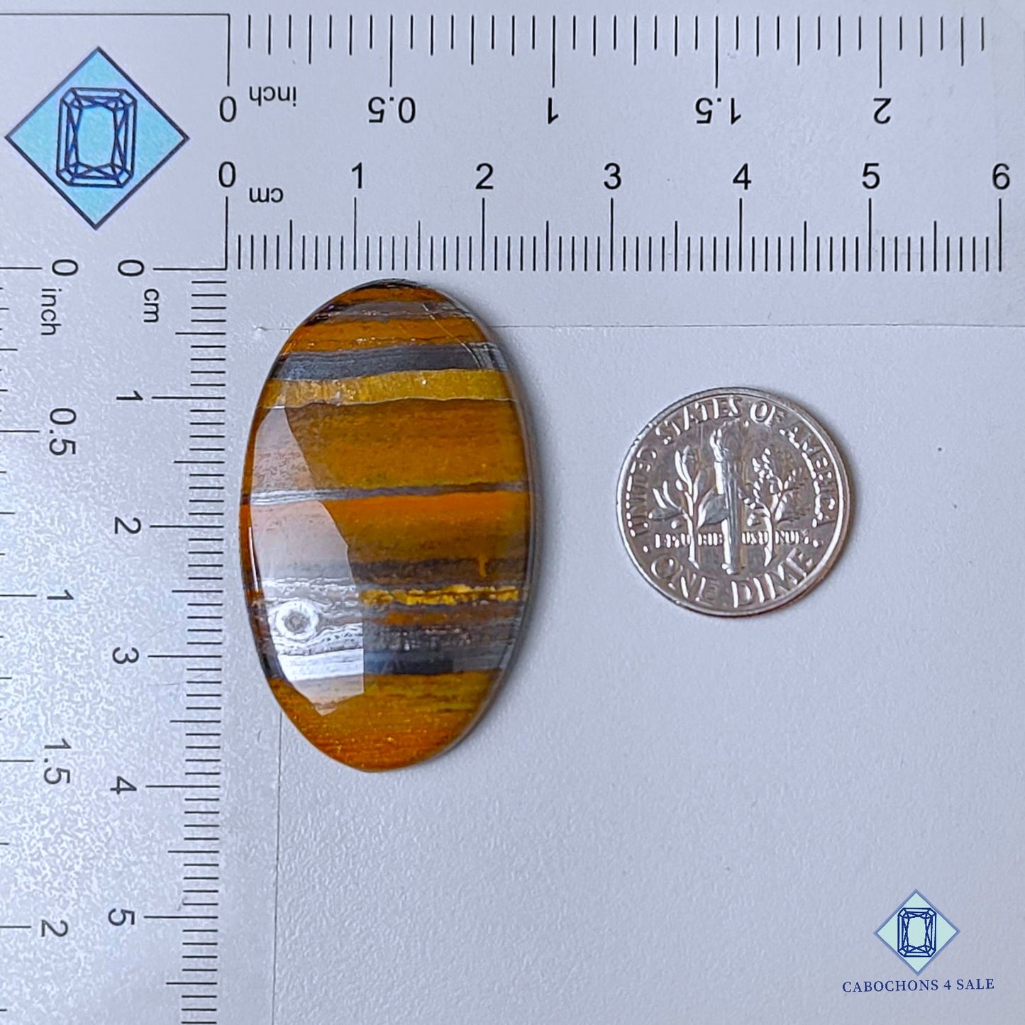Natural Marra Mamba Tiger Eye Gemstone  Oval Cabochons 38*23*5mm from Australia available for sale