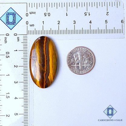 Natural Marra Mamba Tiger Eye Gemstone Oval Cabochons 33*18*5mm from Australia  available for sale