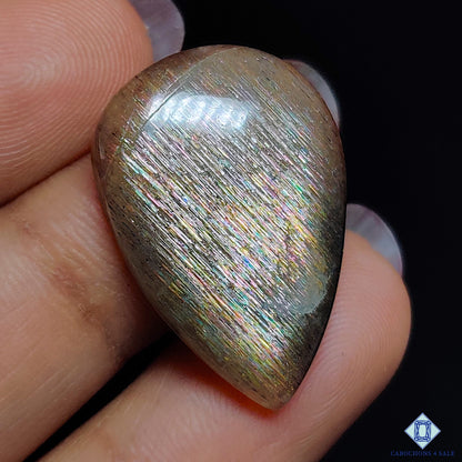 Meteor Rainbow Lattice Sunstone