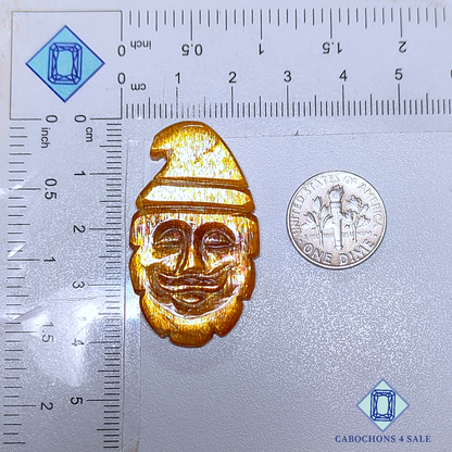 Tallados de fantasía de piedra solar con enrejado arcoíris de lluvia de meteoritos