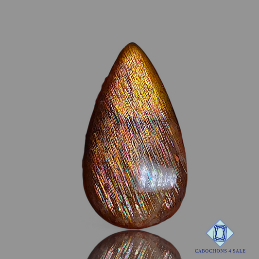 Meteor Shower Rainbow Lattice Sunstone