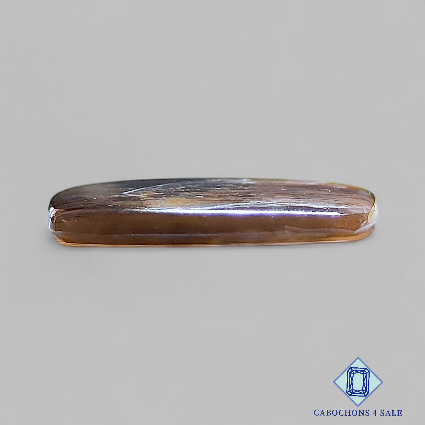 Cabujones de fantasía de piedra solar con enrejado arcoíris de lluvia de meteoritos