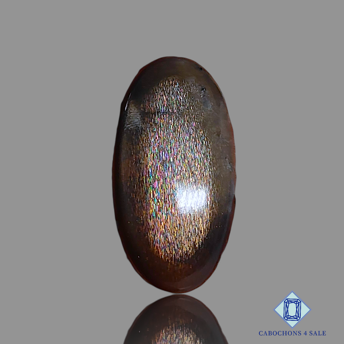 Meteor Shower Rainbow Lattice Sunstone