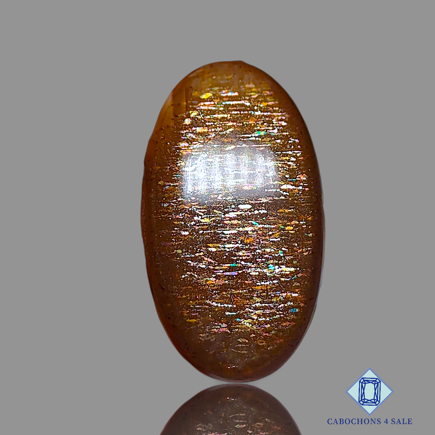 Meteor Shower Rainbow Lattice Sunstone