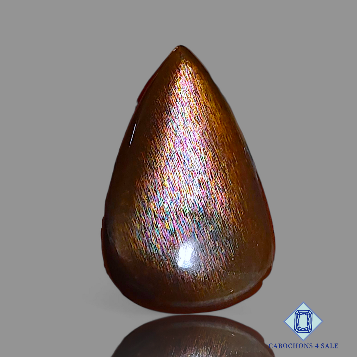 Meteor Shower Rainbow Lattice Sunstone