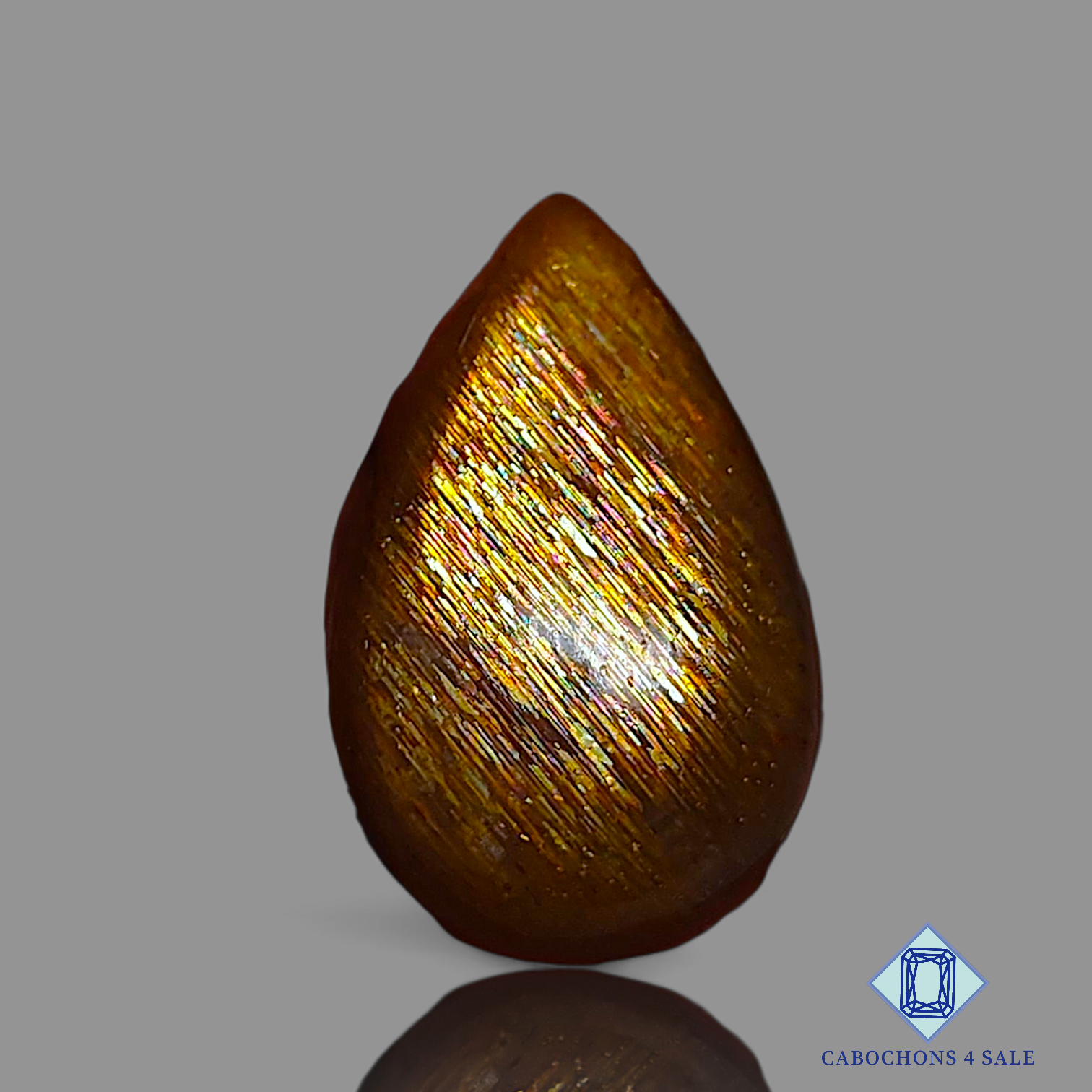 Meteor Shower Rainbow Lattice Sunstone