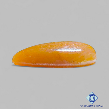 Cabujones de pera de piedra solar con enrejado arcoíris de lluvia de meteoritos