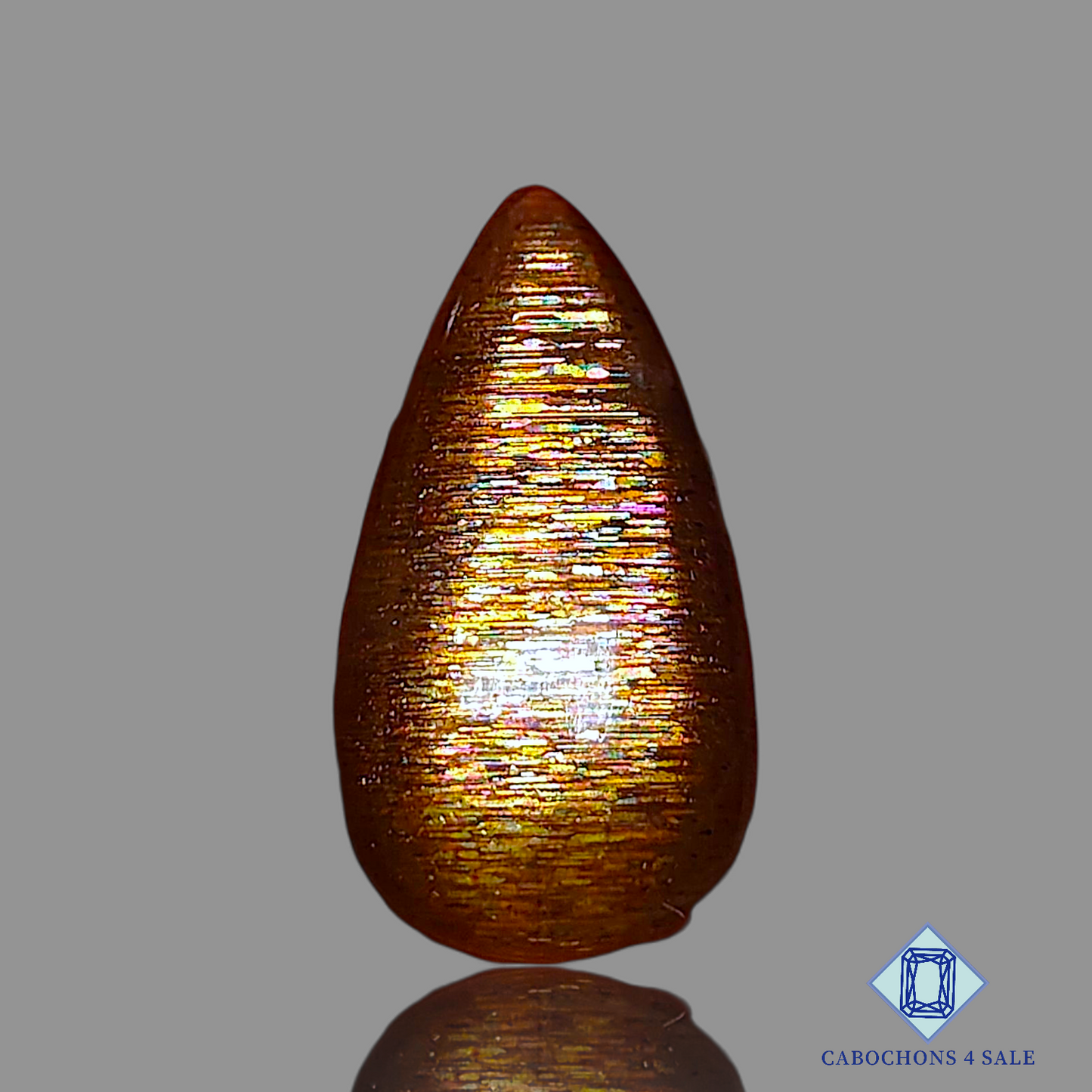 Meteor Shower Rainbow Lattice Sunstone