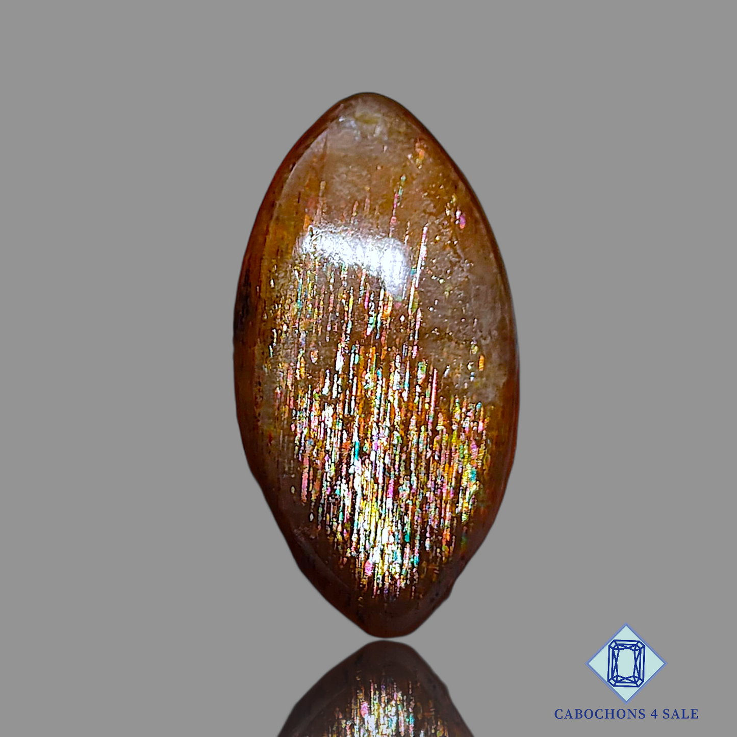 Meteor Shower Rainbow Lattice Sunstone