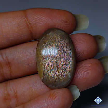 Meteor Shower Rainbow Lattice Sunstone