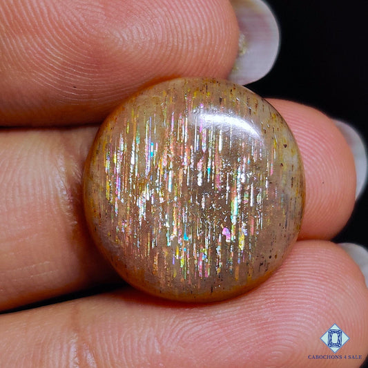 Meteor Shower Rainbow Lattice Sunstone