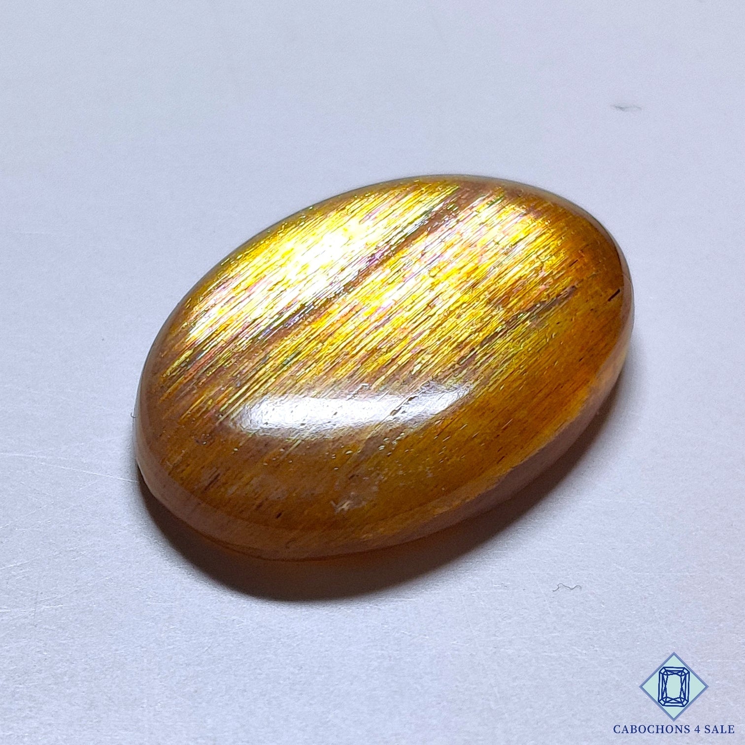 Meteor Shower Rainbow Lattice Sunstone