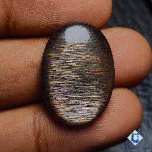 Meteor Shower Rainbow Lattice Sunstone