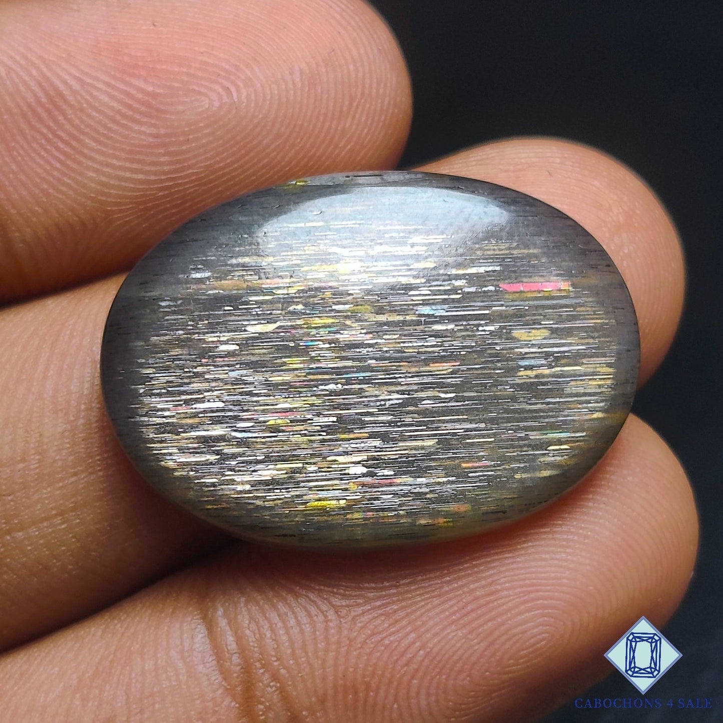 Meteor Shower Rainbow Lattice Sunstone