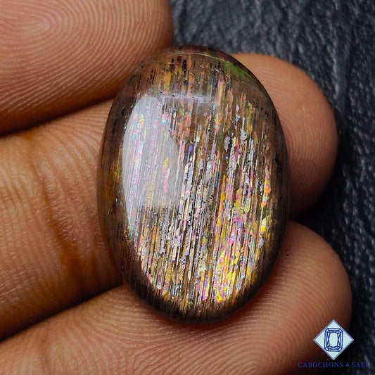 Meteor Shower Rainbow Lattice Sunstone