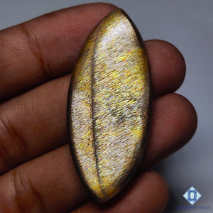 Meteor Shower Rainbow Lattice Sunstone Marquise Cabochons