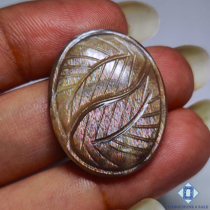 Meteor Shower Rainbow Lattice Sunstone