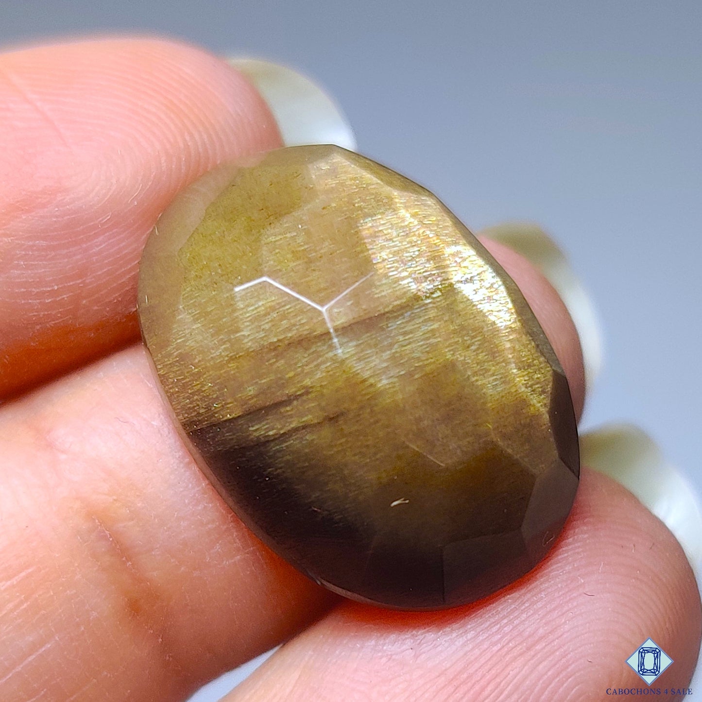Meteor Shower Rainbow Lattice Sunstone