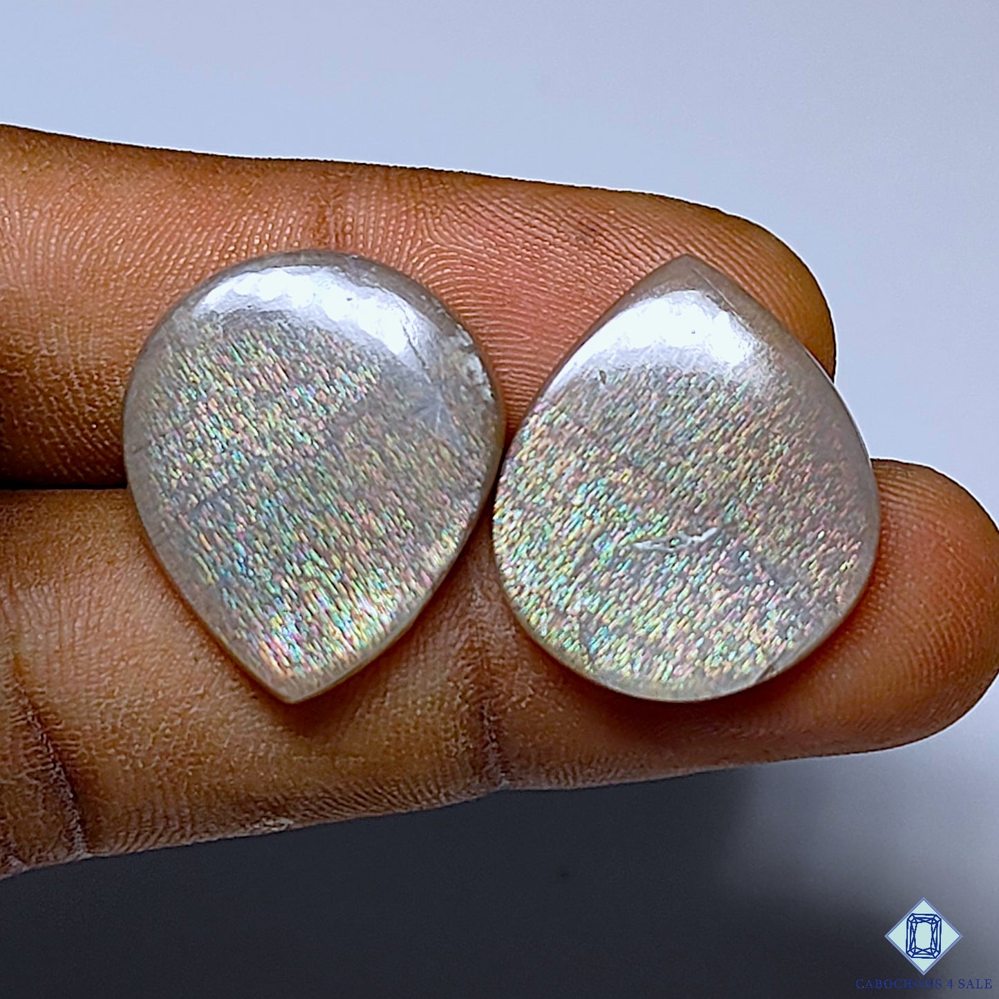 Meteor Shower Rainbow Lattice Sunstone