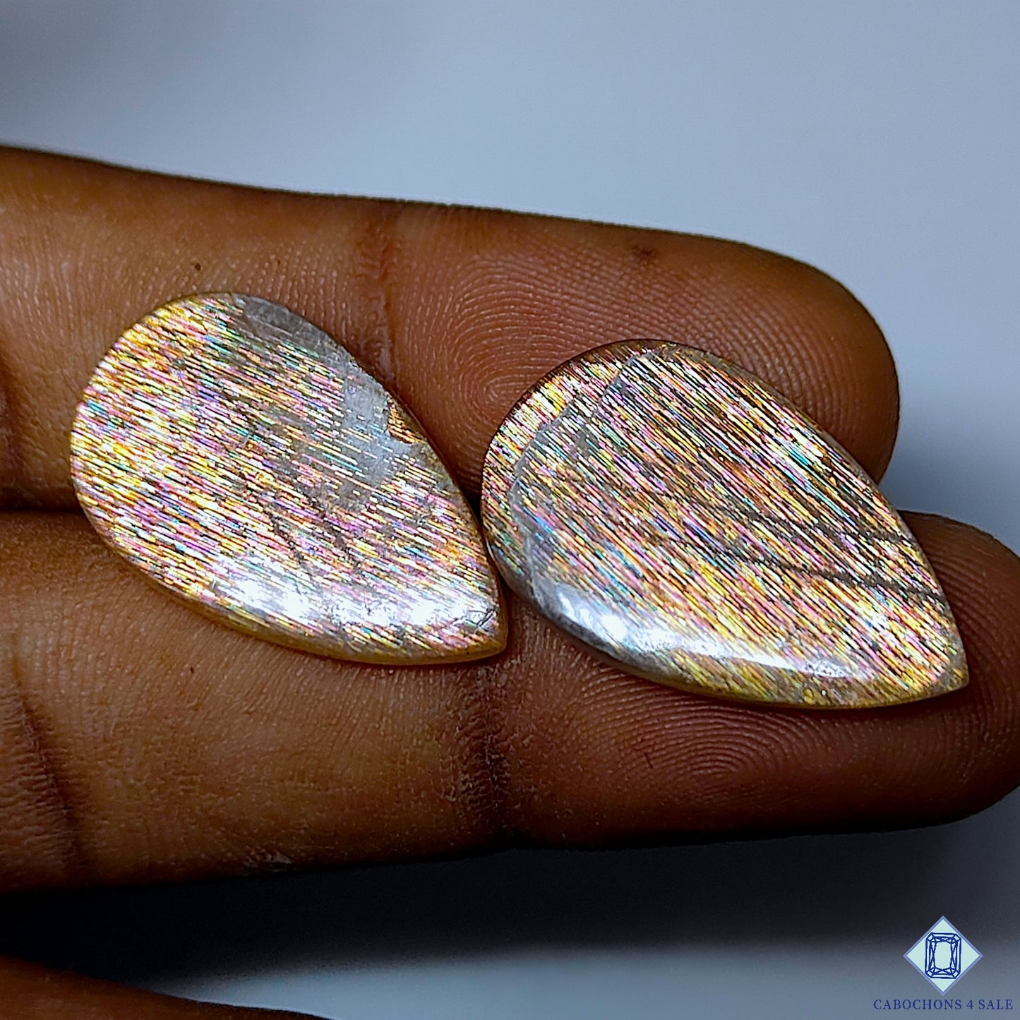 Meteor Shower Rainbow Lattice Sunstone