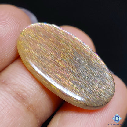Meteor Shower Rainbow Lattice Sunstone