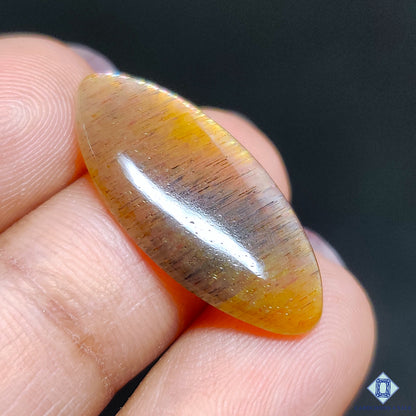 Meteor Shower Rainbow Lattice Sunstone