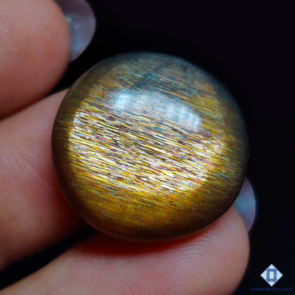 Meteor Shower Rainbow Lattice Sunstone