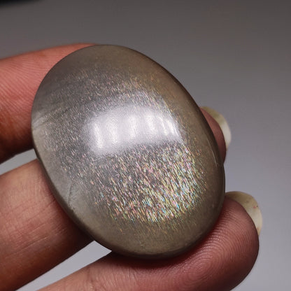 Meteor Shower Rainbow Lattice Sunstone