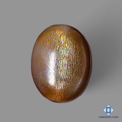 Natural Meteor Shower Rainbow Lattice Sunstone Gemstone Oval Cabochons 21*16*6mm from Australia available for sale