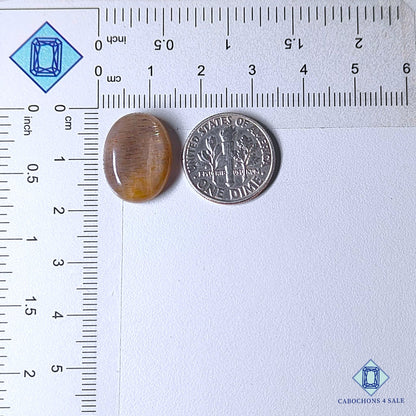 Natural Meteor Shower Rainbow Lattice Sunstone Gemstone Oval Cabochons 17*13*6mm from Australia available for sale