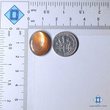 Natural Meteor Shower Rainbow Lattice Sunstone Gemstone Oval Cabochons 18*14*5mm from Australia available for sale