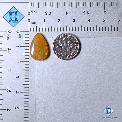 Natural Meteor Shower Rainbow Lattice Sunstone Gemstone Pear Cabochons 18*12*4mm from Australia available for sale