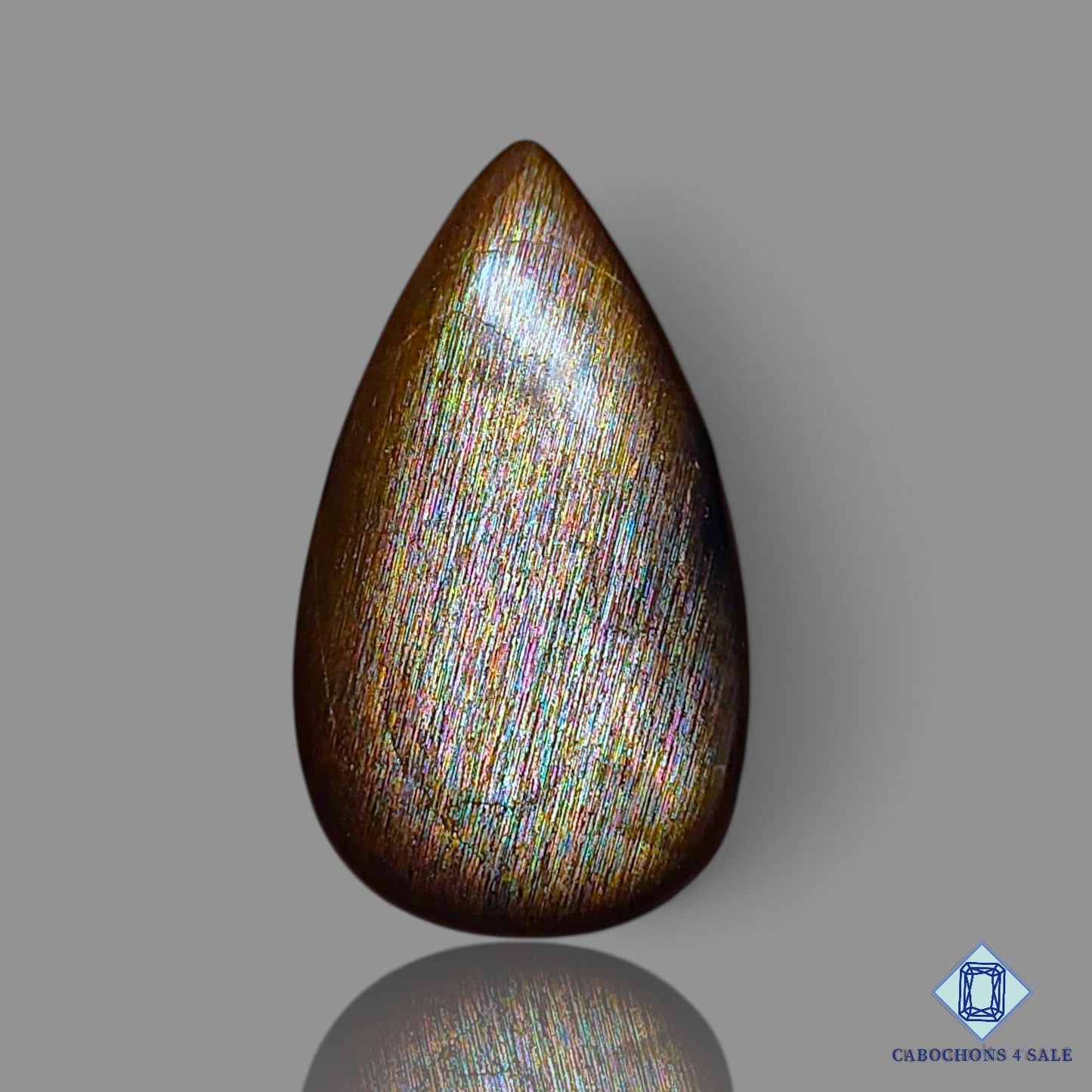 Meteor Shower Rainbow Lattice Sunstone