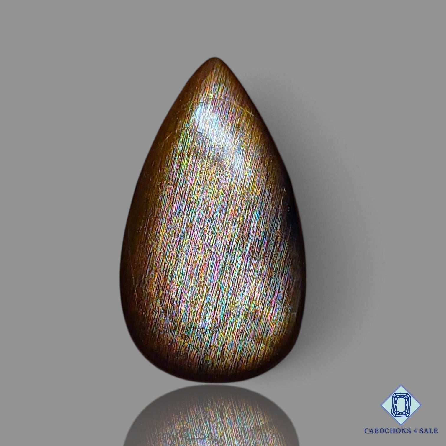 Meteor Shower Rainbow Lattice Sunstone